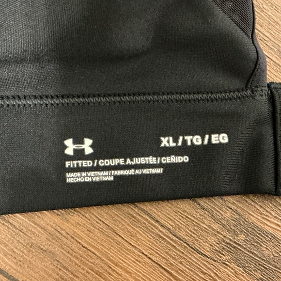 EUC Under Armour UA Infinity High Impact Sports Bra Black Size XL #1351994 - Picture 8 of 9
